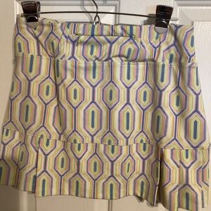 Sigurd Olsen Golf Tennis Pickleball medium skort yellow multi